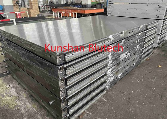 MDF HDF Sıcak Pres için 9x18ft Özel Yapılmış Metal Plaka